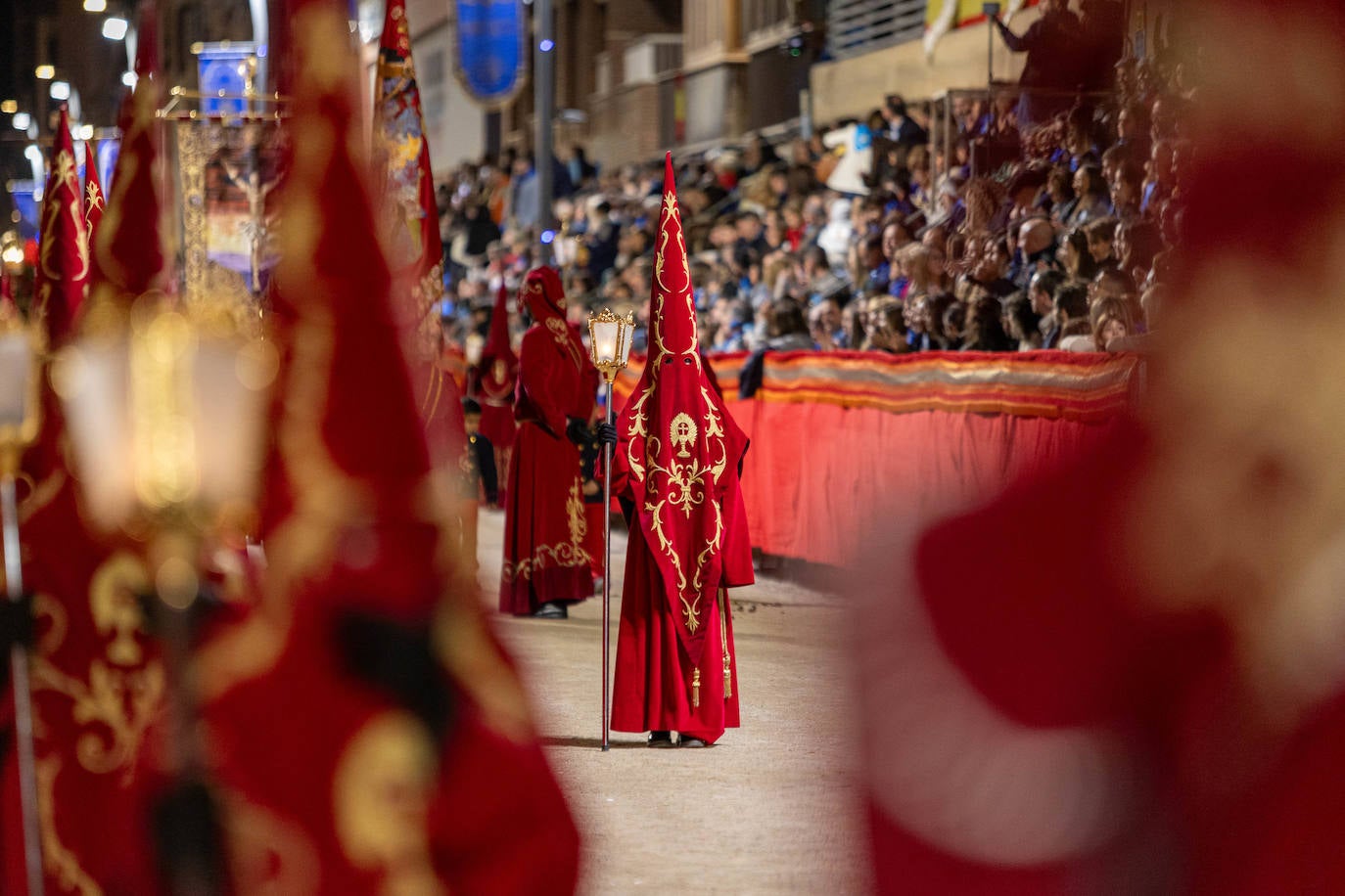 La procesión del Viernes Santo de Lorca, en imágenes