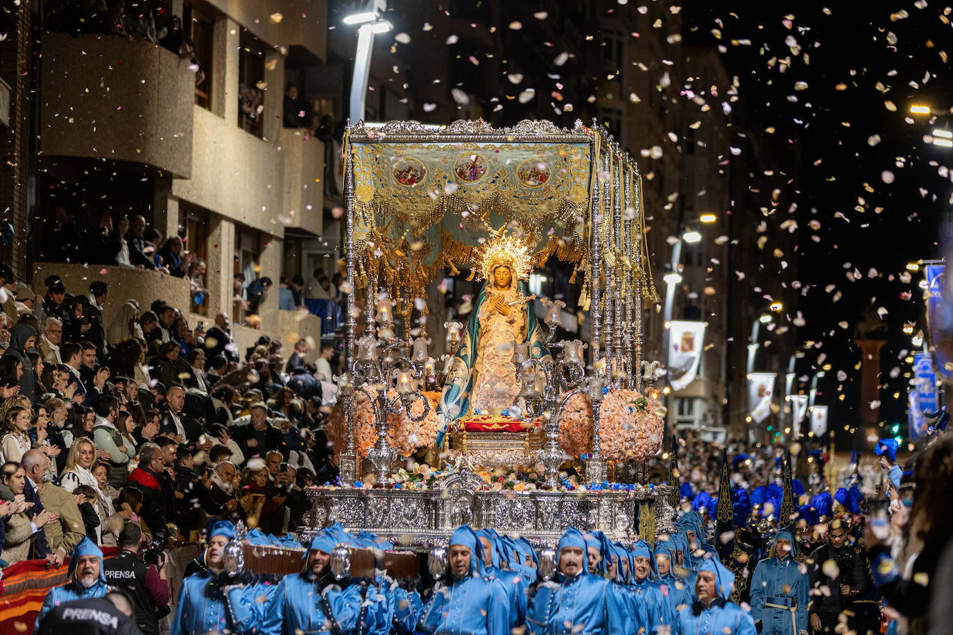 La procesión del Viernes Santo de Lorca, en imágenes
