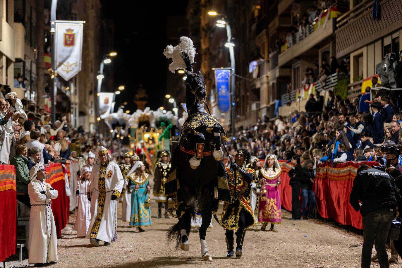 La procesión del Viernes Santo de Lorca, en imágenes