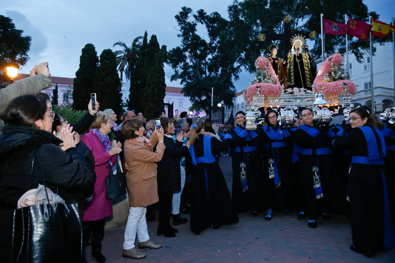 Procesiones de la Vera Cruz y las Santas Mujeres en Cartagena, en imágenes