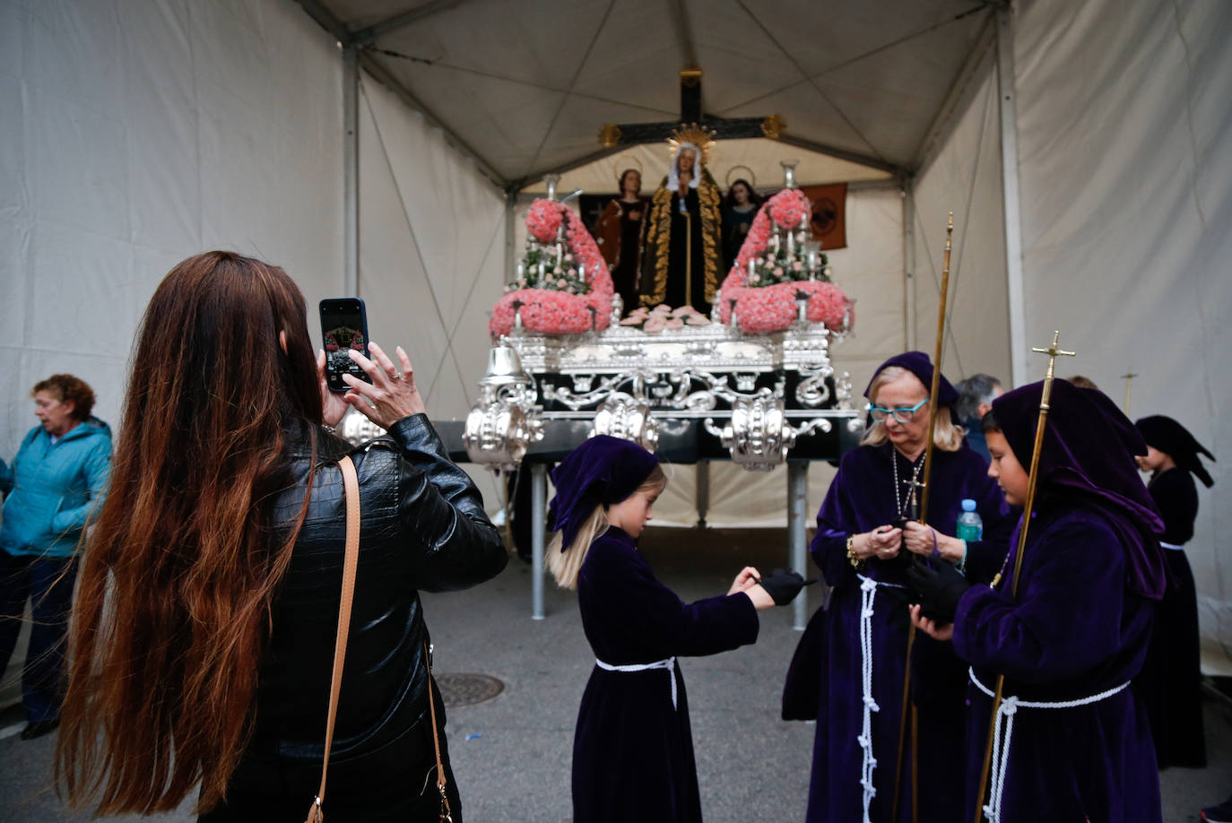 Procesiones de la Vera Cruz y las Santas Mujeres en Cartagena, en imágenes