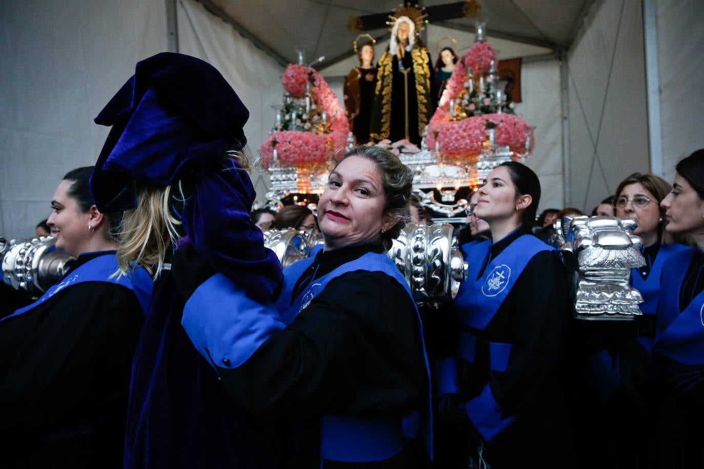 Procesiones de la Vera Cruz y las Santas Mujeres en Cartagena, en imágenes