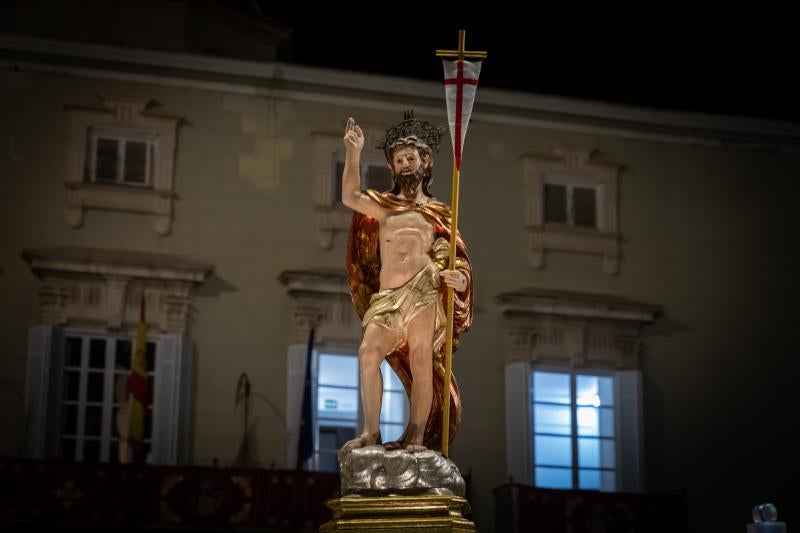 Las imágenes de la procesión de la Resurrección en Orihuela