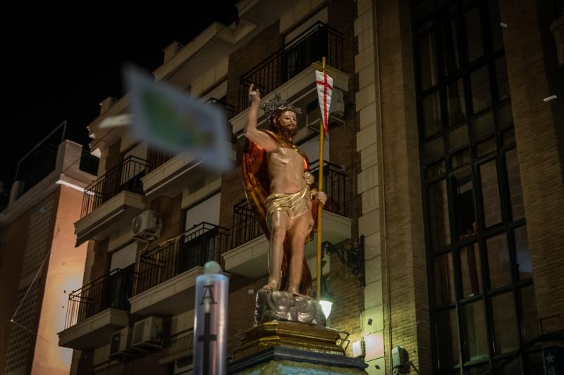 Las imágenes de la procesión de la Resurrección en Orihuela