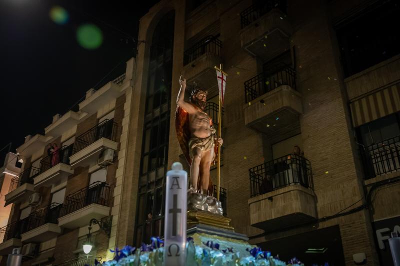 Las imágenes de la procesión de la Resurrección en Orihuela