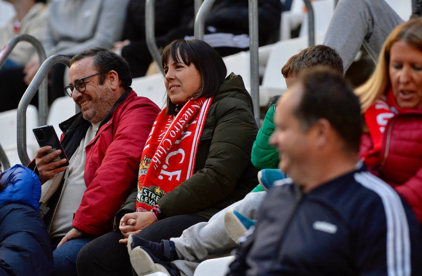 La victoria del Real Murcia frente al Recreativo Granada, en imágenes