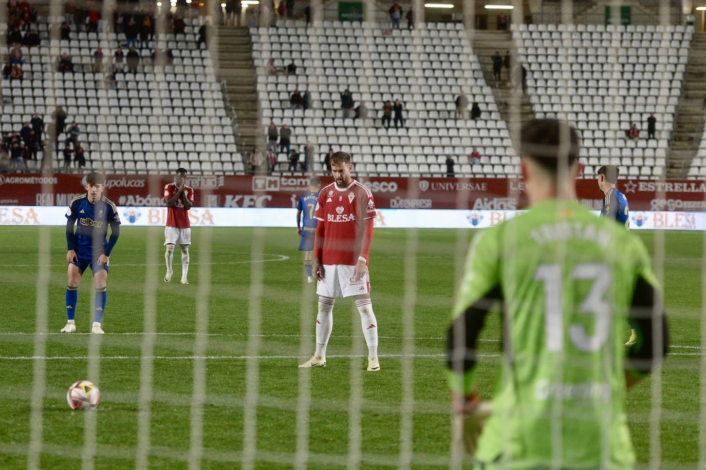 La victoria del Real Murcia frente al Recreativo Granada, en imágenes