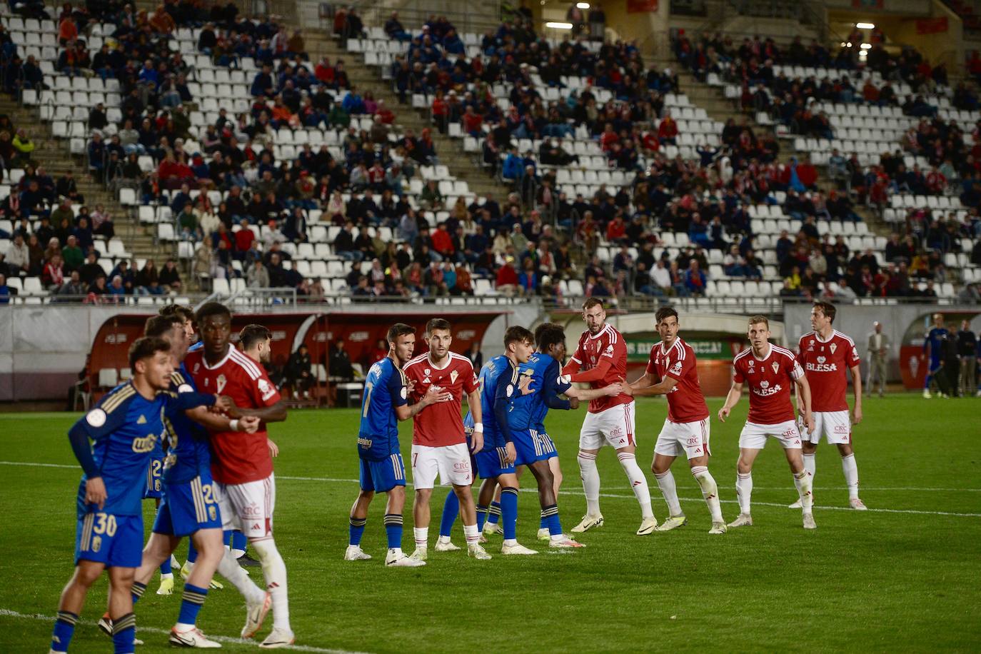 La victoria del Real Murcia frente al Recreativo Granada, en imágenes