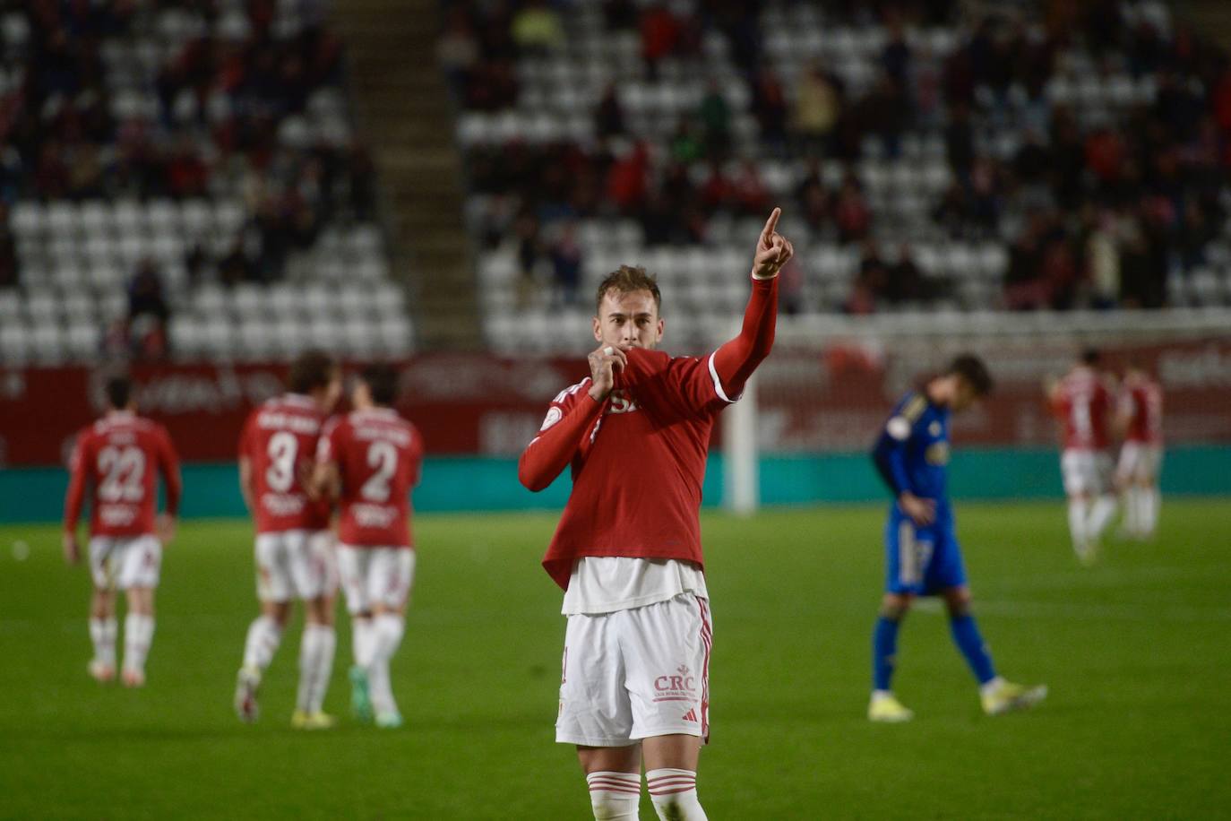 La victoria del Real Murcia frente al Recreativo Granada, en imágenes