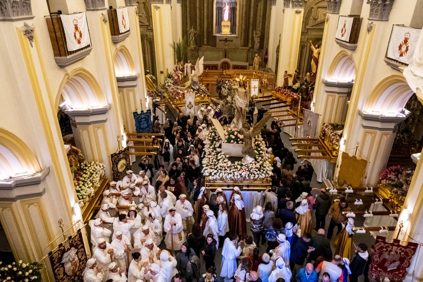 La procesión de Domingo de Resurrección en Murcia, suspendida, en imágenes