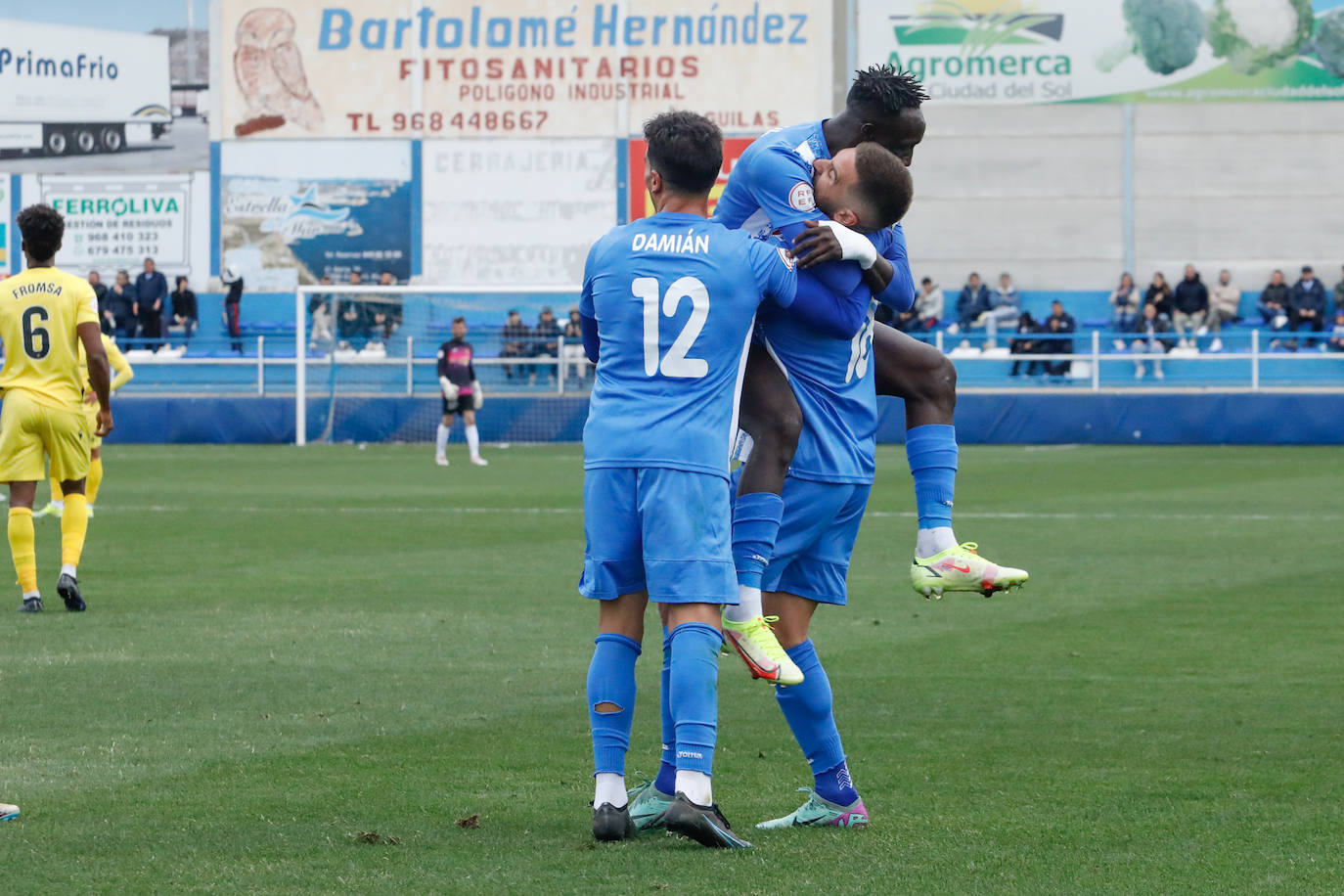 Las imágenes del Águilas-Cartagena B (1-1)