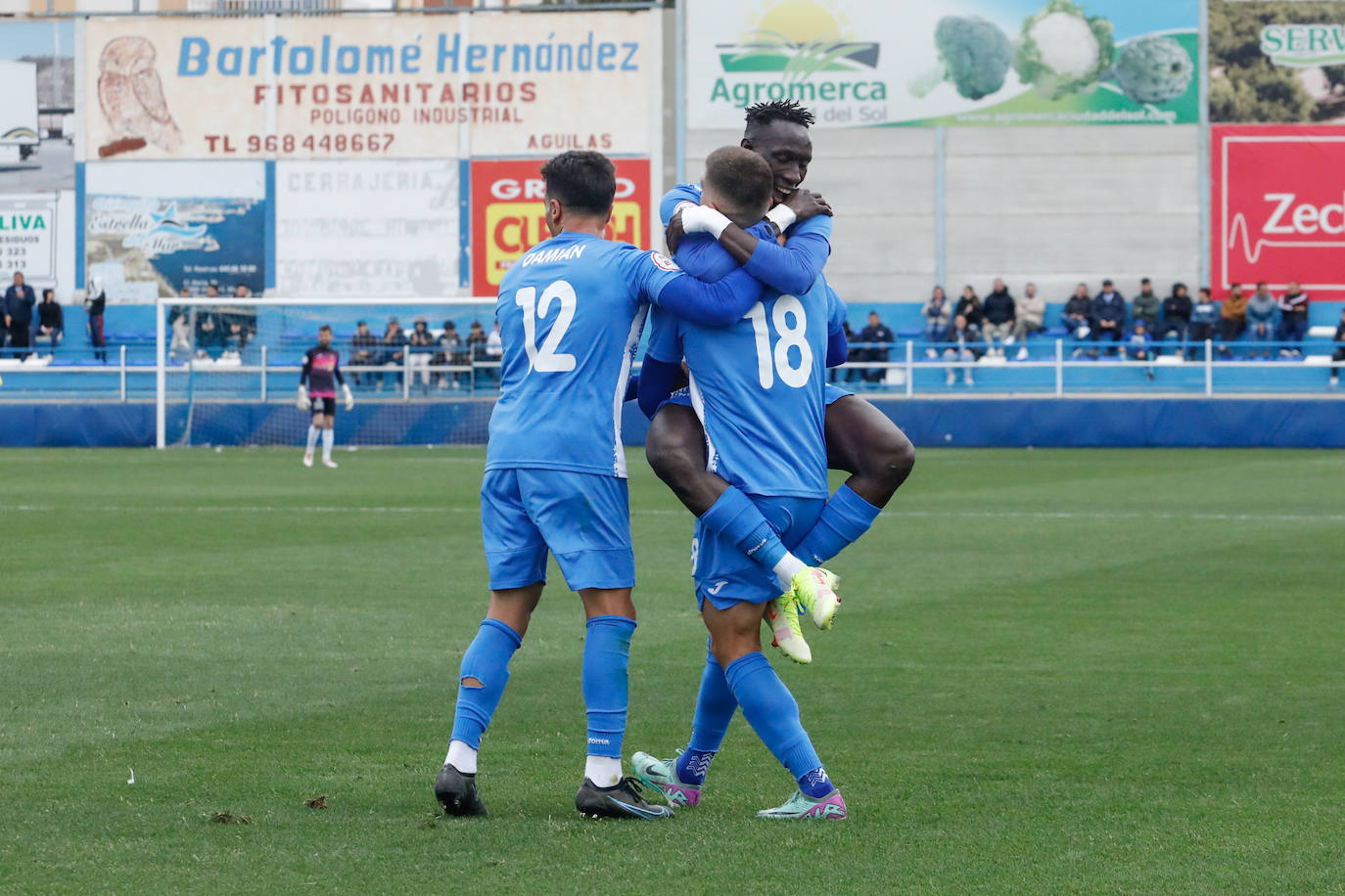 Las imágenes del Águilas-Cartagena B (1-1)