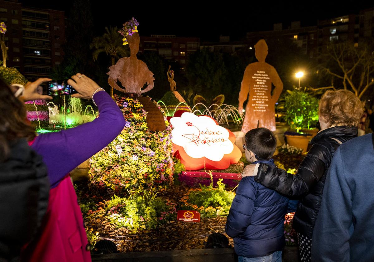 Las imágenes de la inauguración de los Jardines de Primavera en Murcia