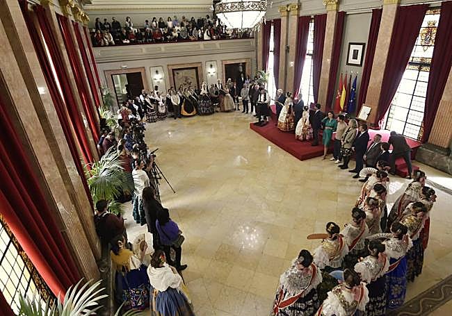 Recepción oficial en el Ayuntamiento de Murcia.