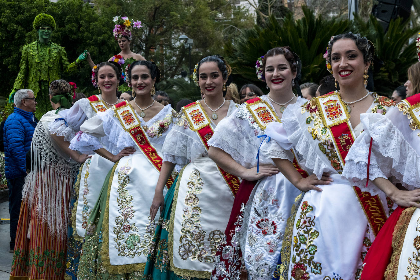 Las imágenes de la inauguración de los Jardines de Primavera en Murcia