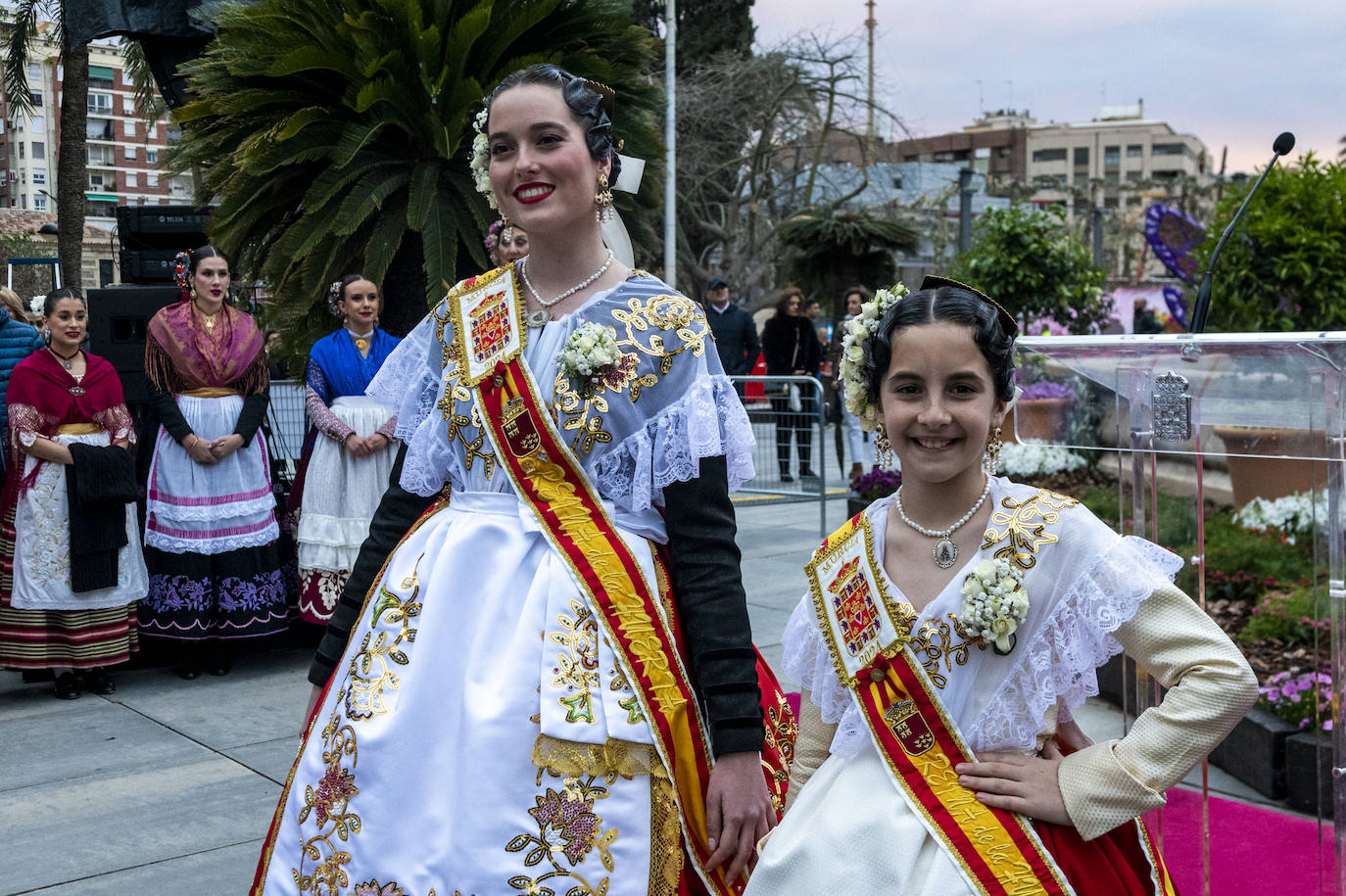 Las imágenes de la inauguración de los Jardines de Primavera en Murcia