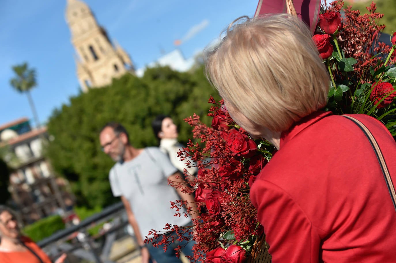 Las imágenes de la ofrenda floral a la Virgen de la Fuensanta