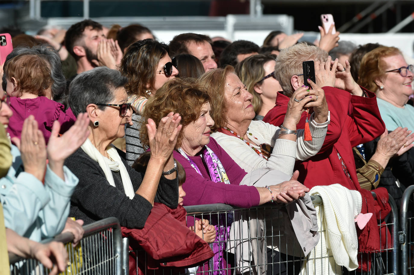 Las imágenes de la ofrenda floral a la Virgen de la Fuensanta