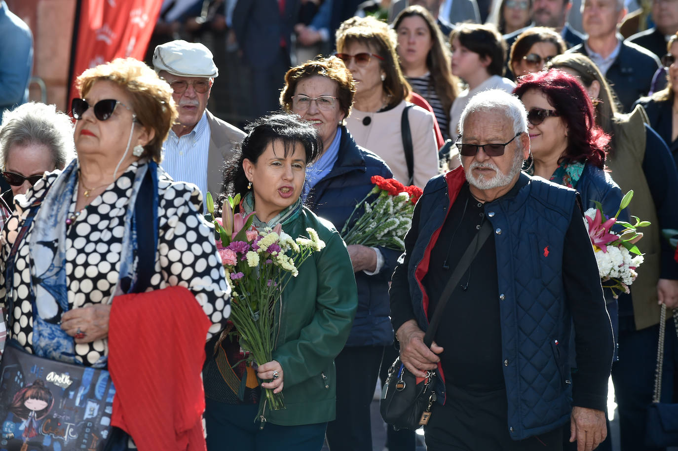 Las imágenes de la ofrenda floral a la Virgen de la Fuensanta