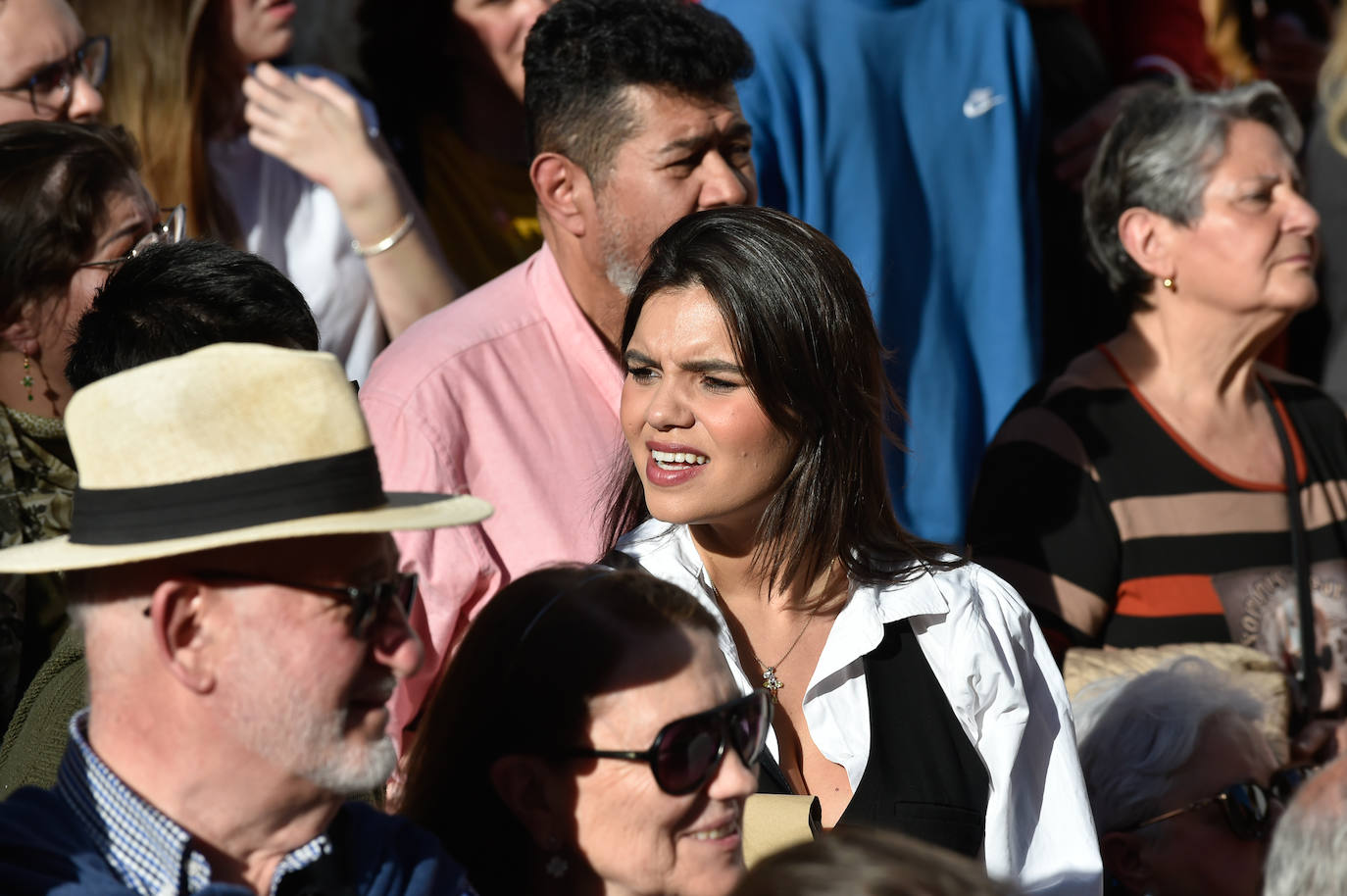 Las imágenes de la ofrenda floral a la Virgen de la Fuensanta