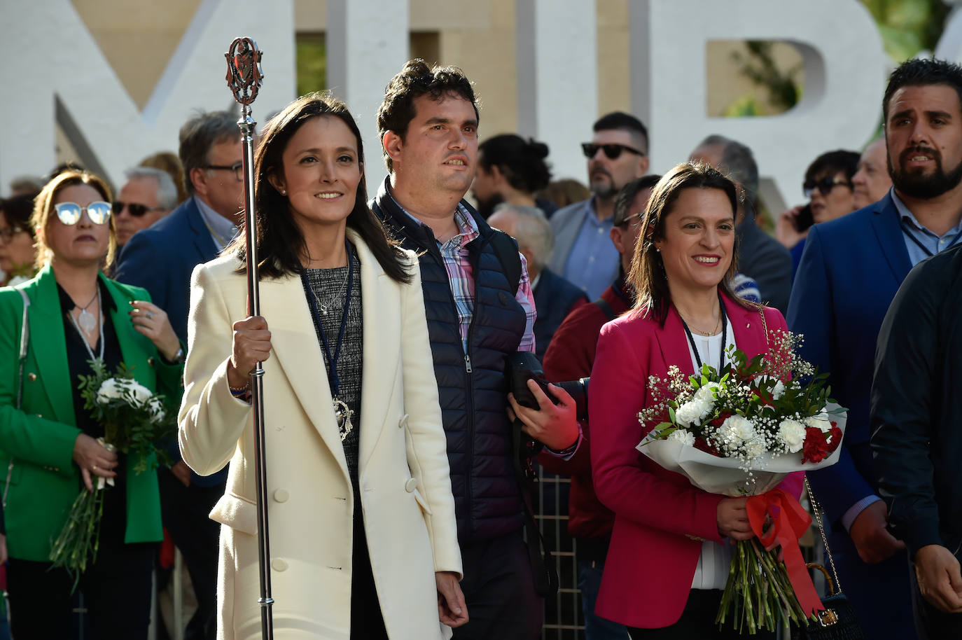 Las imágenes de la ofrenda floral a la Virgen de la Fuensanta