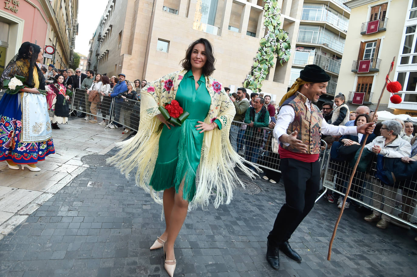 Las imágenes de la ofrenda floral a la Virgen de la Fuensanta