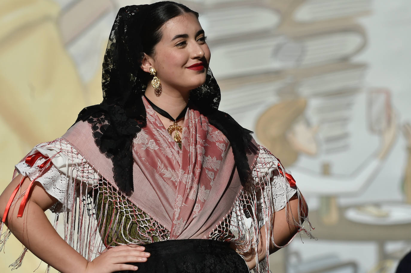 Las imágenes de la ofrenda floral a la Virgen de la Fuensanta
