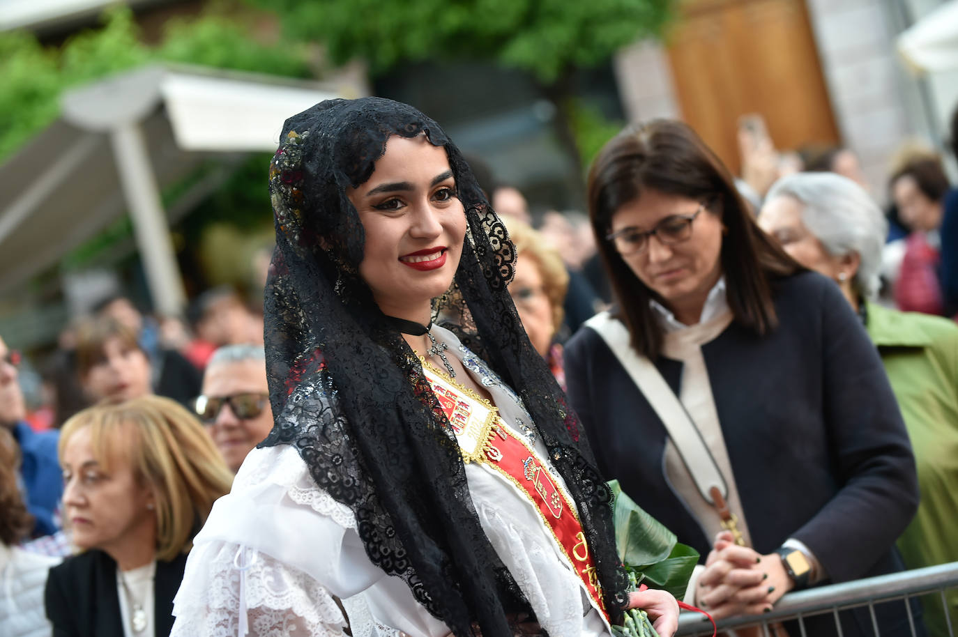 Las imágenes de la ofrenda floral a la Virgen de la Fuensanta