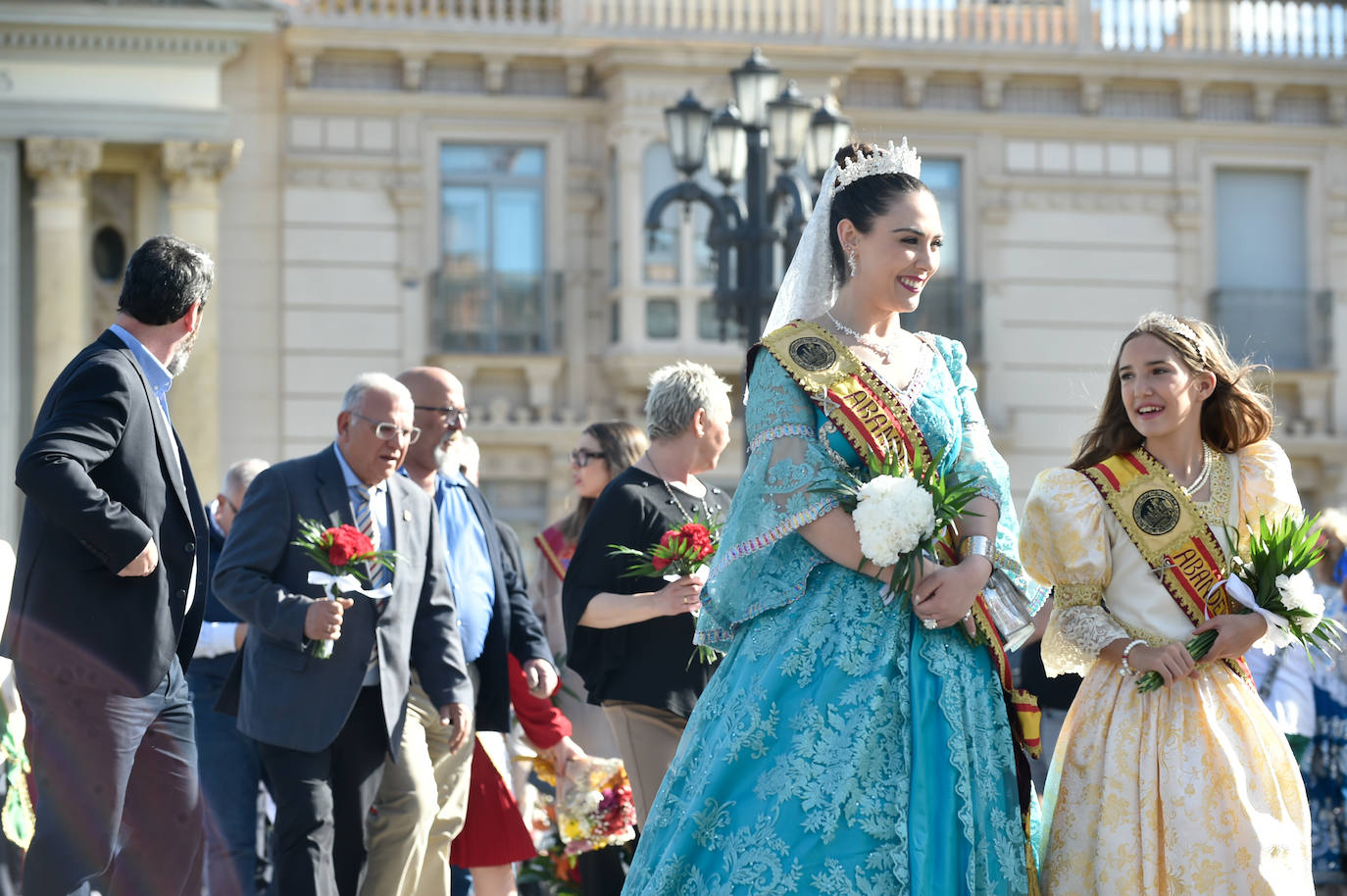 Las imágenes de la ofrenda floral a la Virgen de la Fuensanta