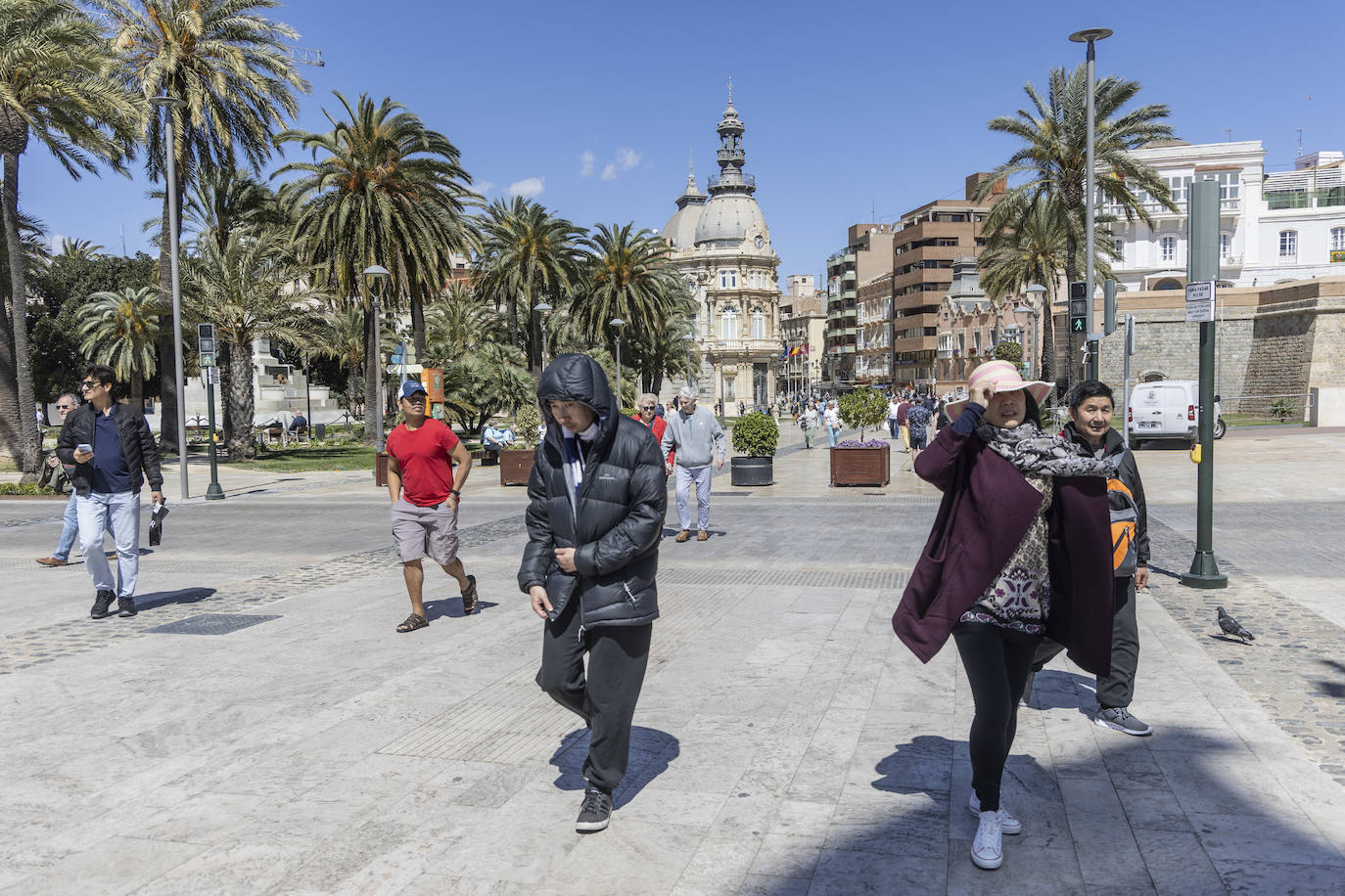 Gran afluencia de turistas en Cartagena