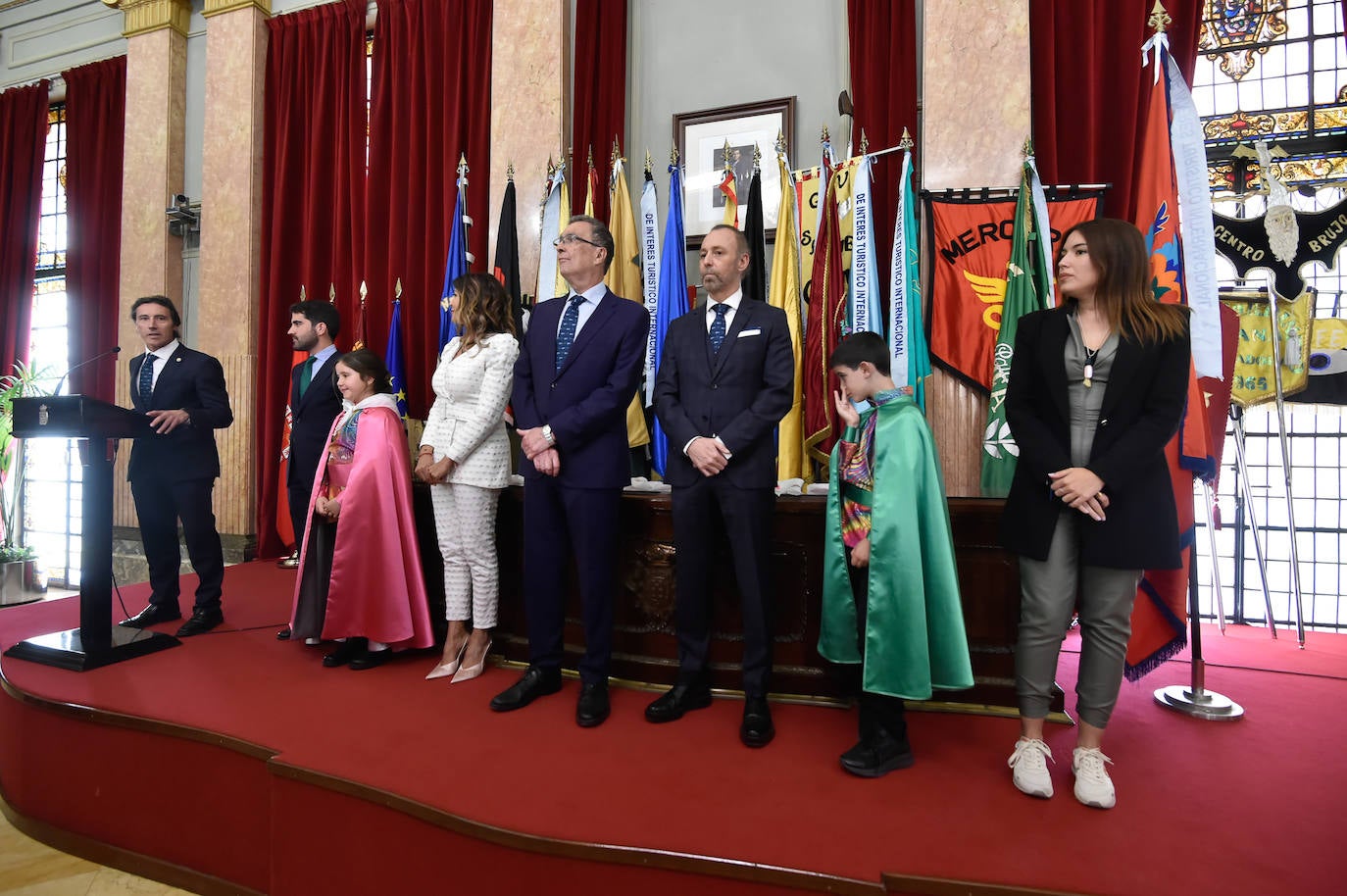 En imágenes | El recibimiento oficial de Doña Sardina y Gran Pez en el Ayuntamiento de Murcia