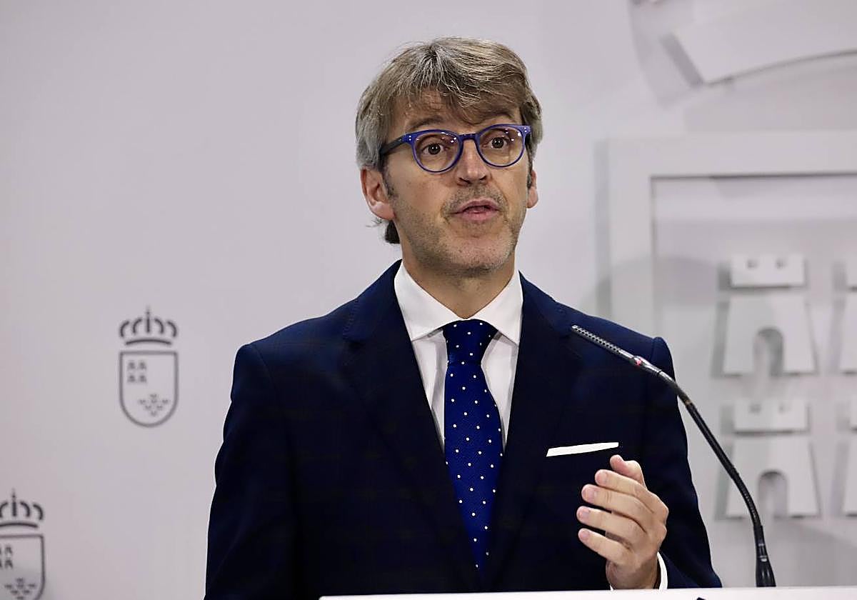 El consejero de Hacienda, Luis Alberto Marín, en una imagen de archivo.