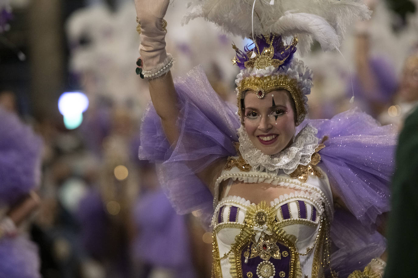 Desfile del Testamento de la Sardina de Murcia, en imágenes