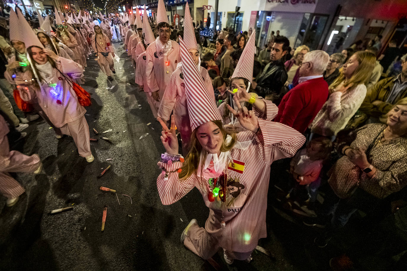 Desfile del Testamento de la Sardina de Murcia, en imágenes