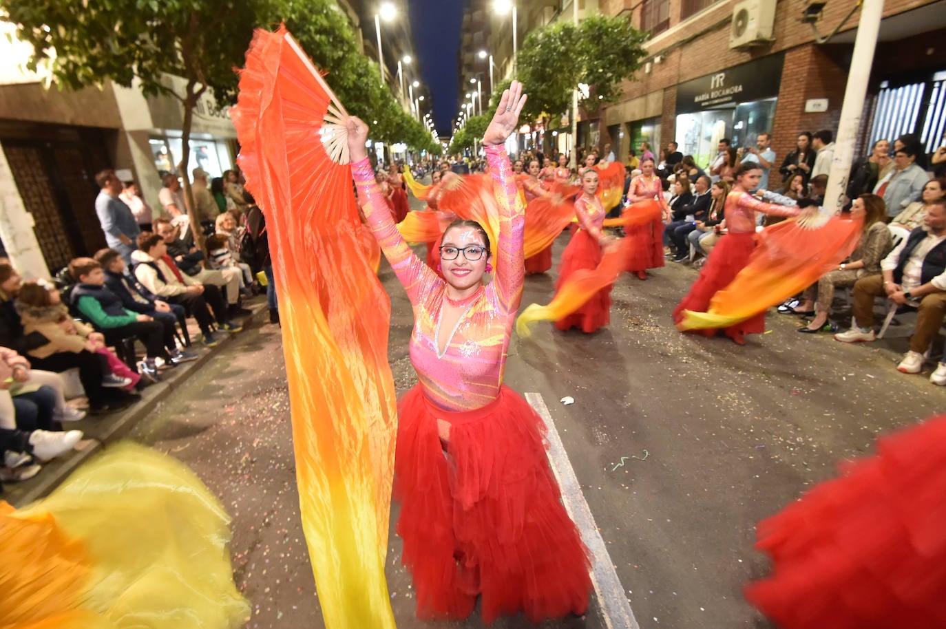 Las imágenes del desfile de la llegada de la Sardina a Murcia