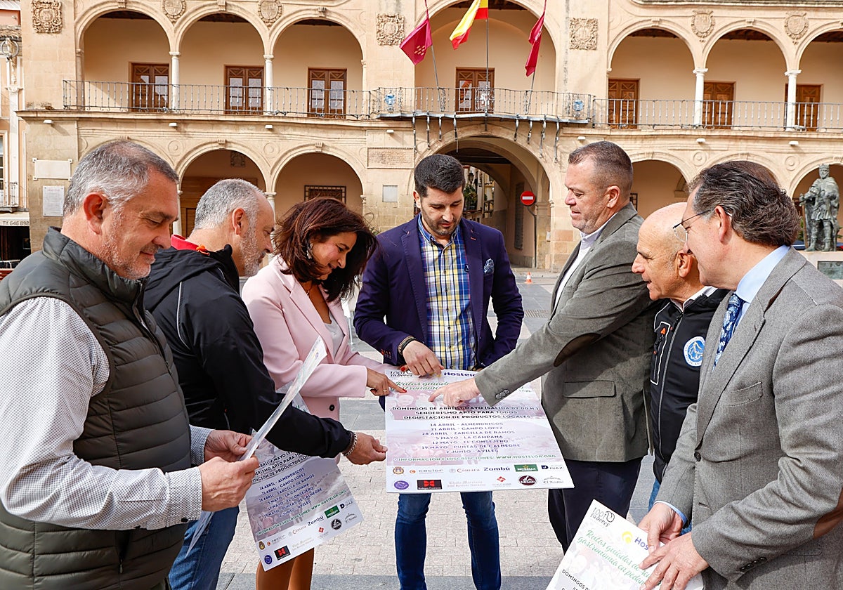 Presentación de la rutas guiadas, este viernes, en Lorca.