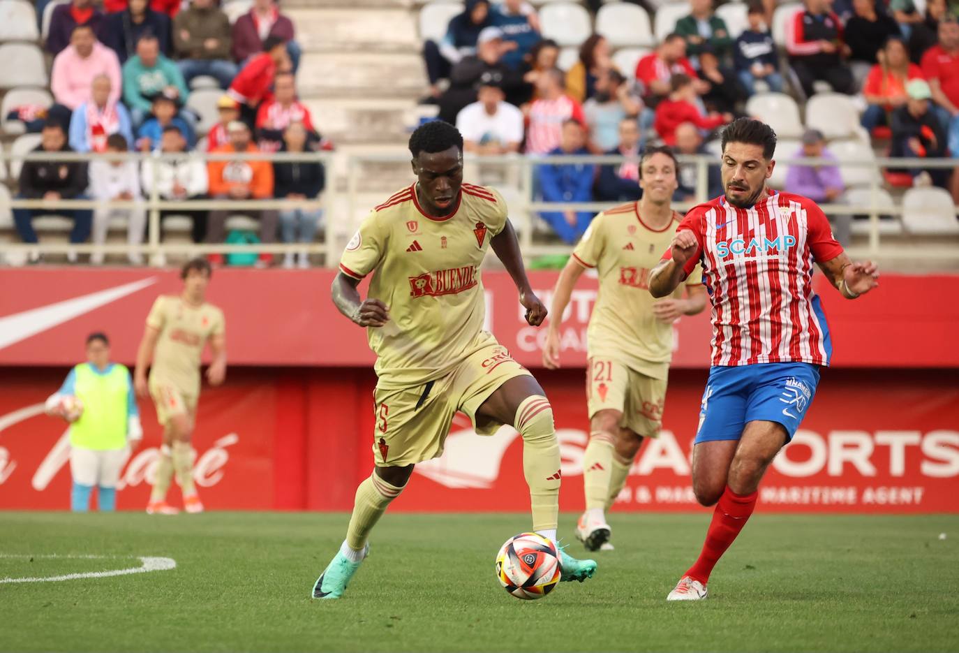 La victoria del Real Murcia frente al Algeciras, en imágenes