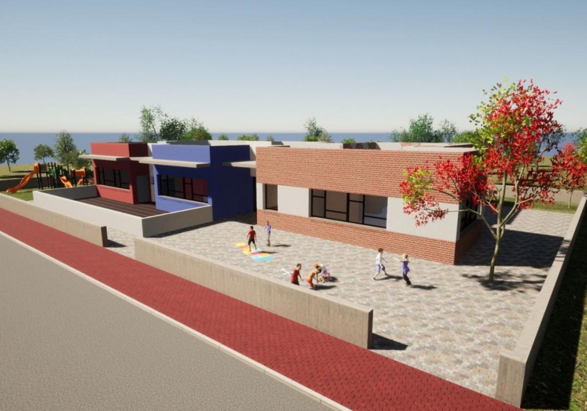Así quedará la nueva escuela infantil en el Mirador de Agridulce.
