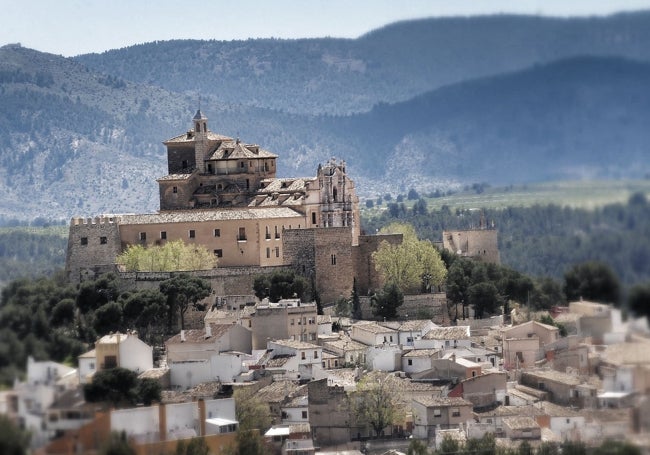 Castillo-santuario de Caravaca de la Cruz.