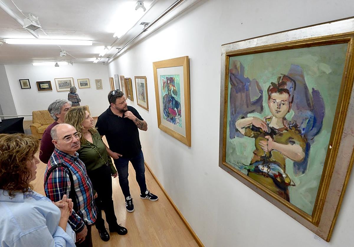 Inauguración de la exposición de la colección privada de Pedro Soler, en la Galería Léucade.