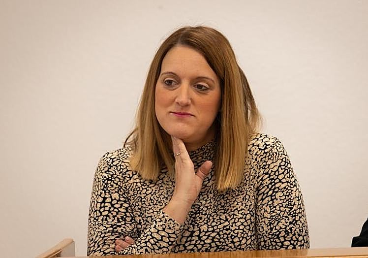 La concejal de Aseo Urbano, María José Ruiz.