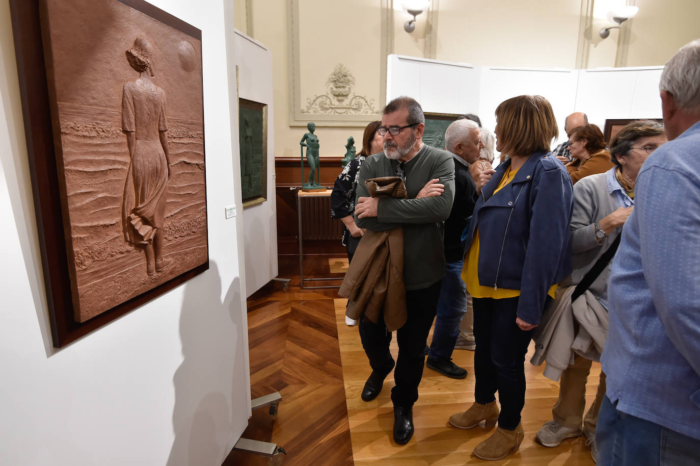 Inauguración de la exposición &#039;Armonía&#039; en la Sala Alta del Real Casino de Murcia