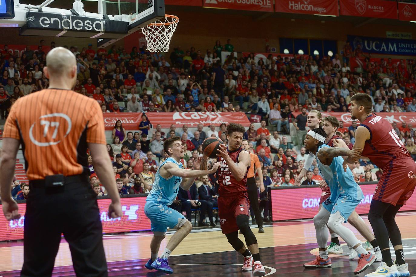 La victoria del UCAM Murcia contra el Palencia, en imágenes