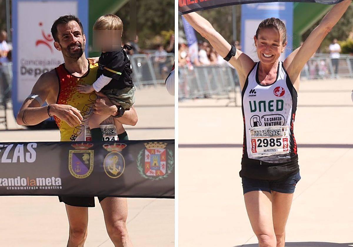 Ramón Navarro y Mercedes Velasco, campeones de la XII Ruta de las Fortalezas.