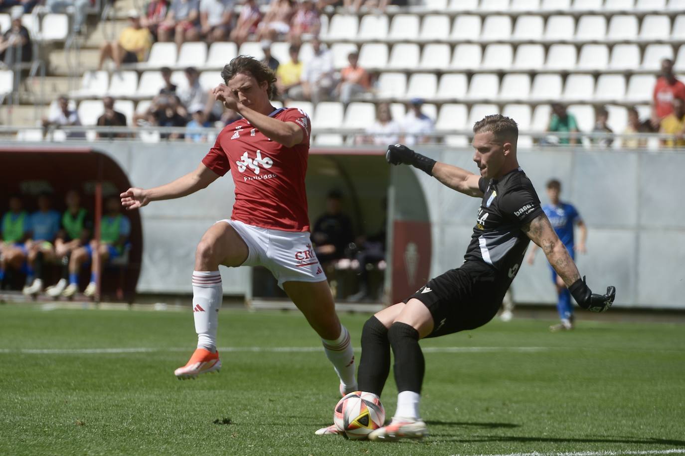 La victoria del Real Murcia frente al Melilla, en imágenes