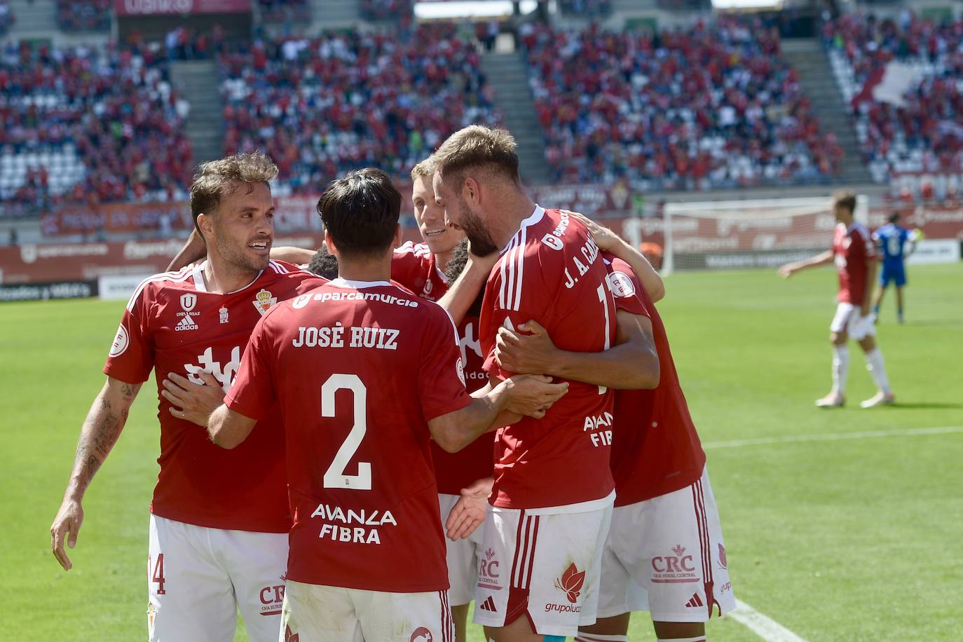 La victoria del Real Murcia frente al Melilla, en imágenes