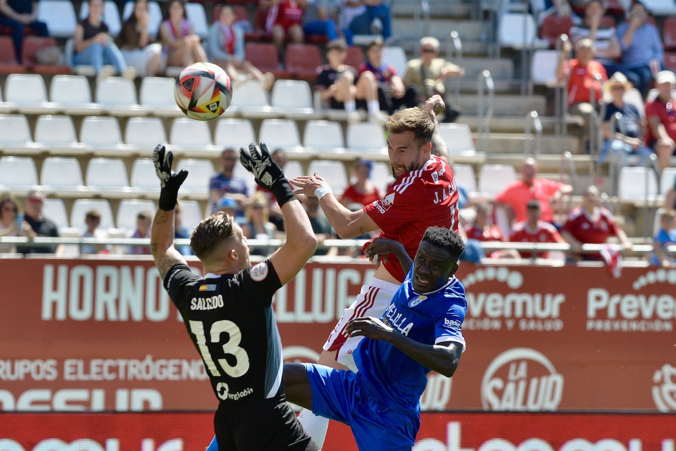 La victoria del Real Murcia frente al Melilla, en imágenes