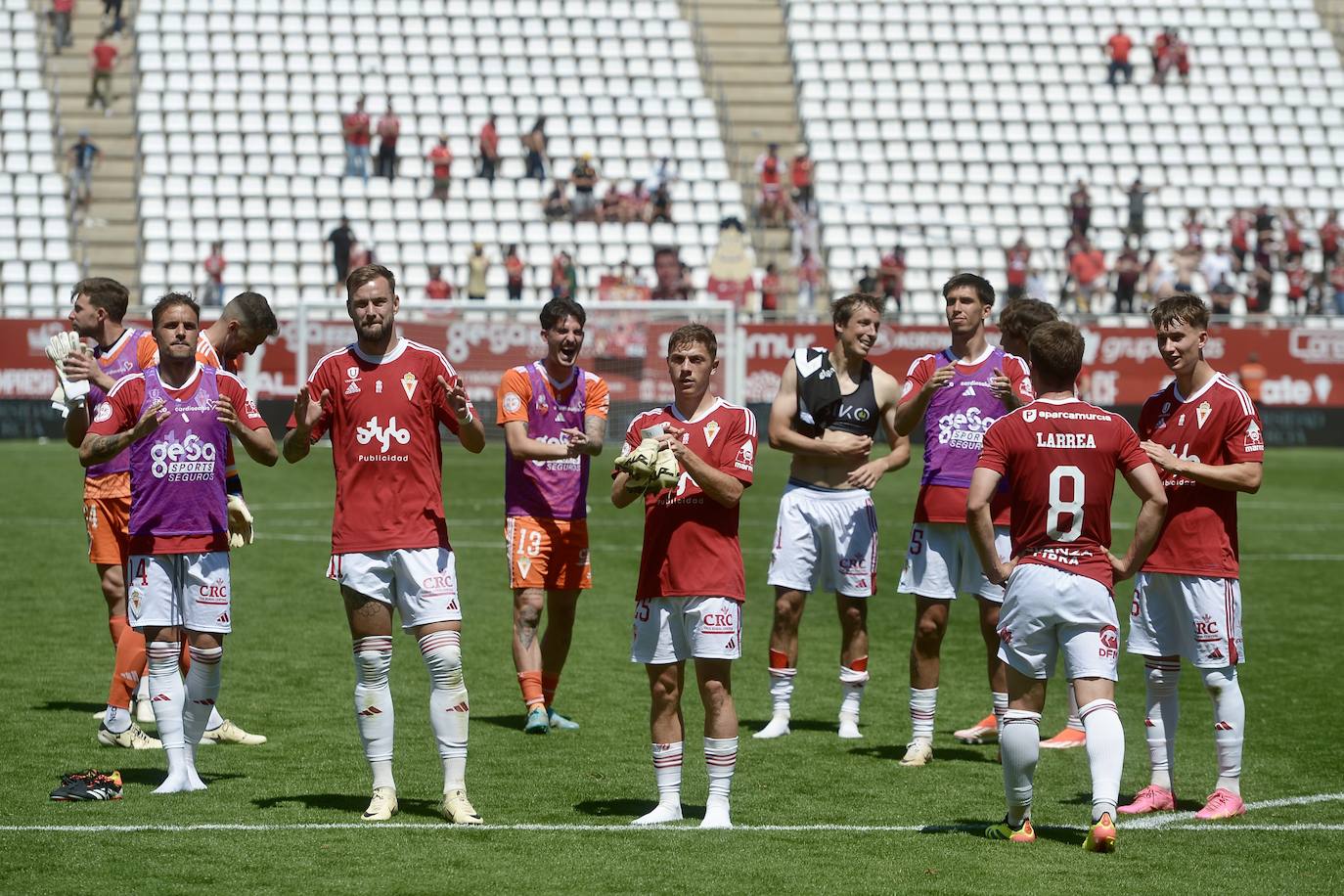 La victoria del Real Murcia frente al Melilla, en imágenes