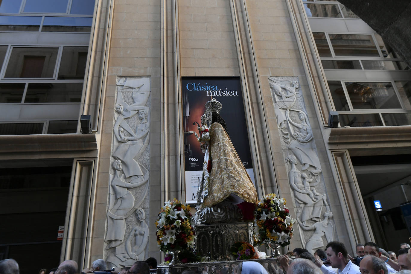 Los murcianos se despiden de la Fuensanta hasta septiembre
