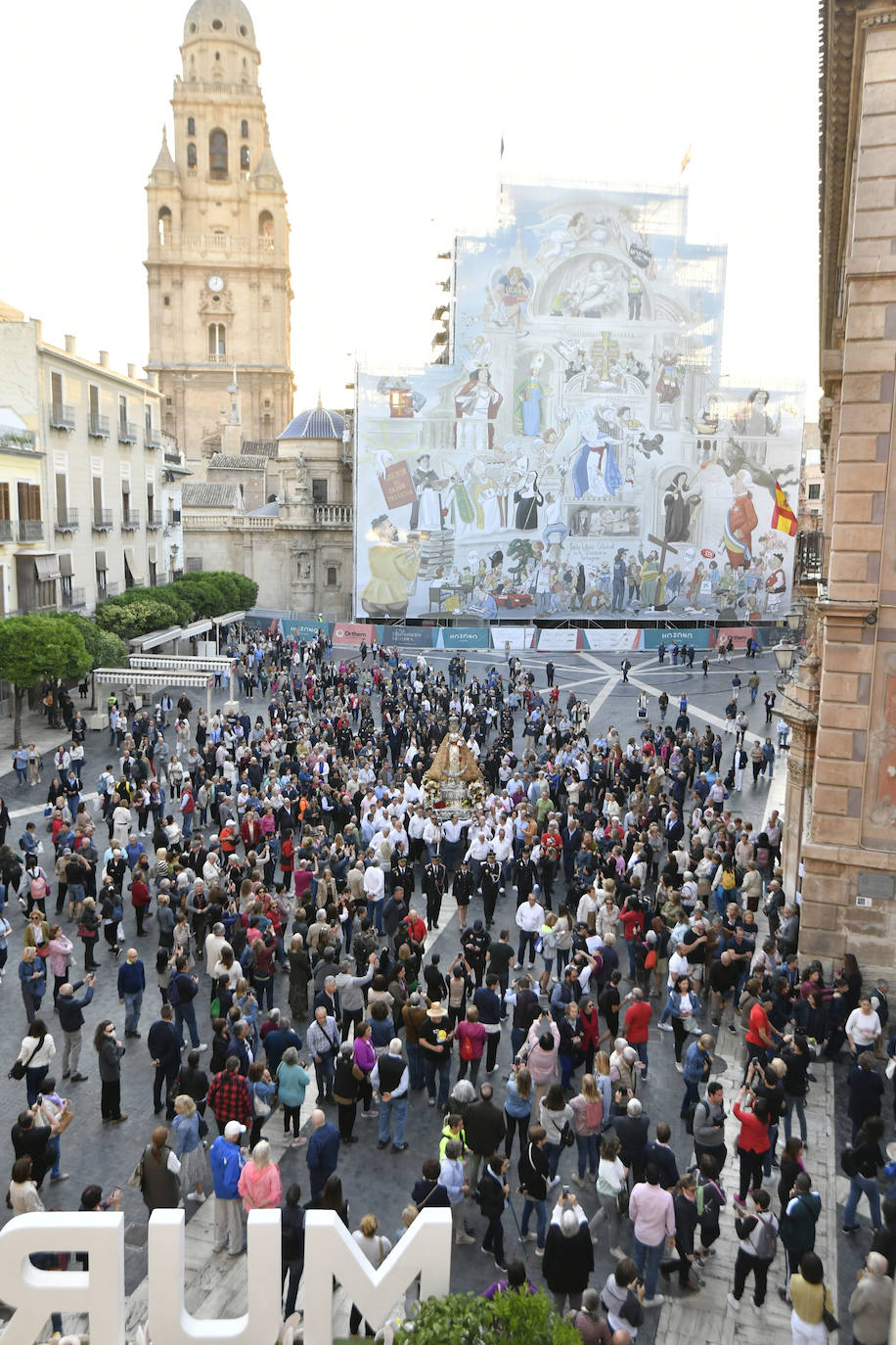 Los murcianos se despiden de la Fuensanta hasta septiembre